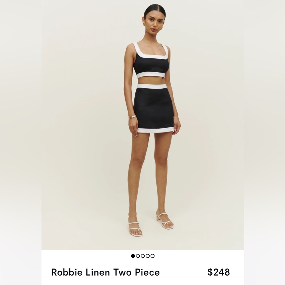 Reformation Robbie Linen Two Piece